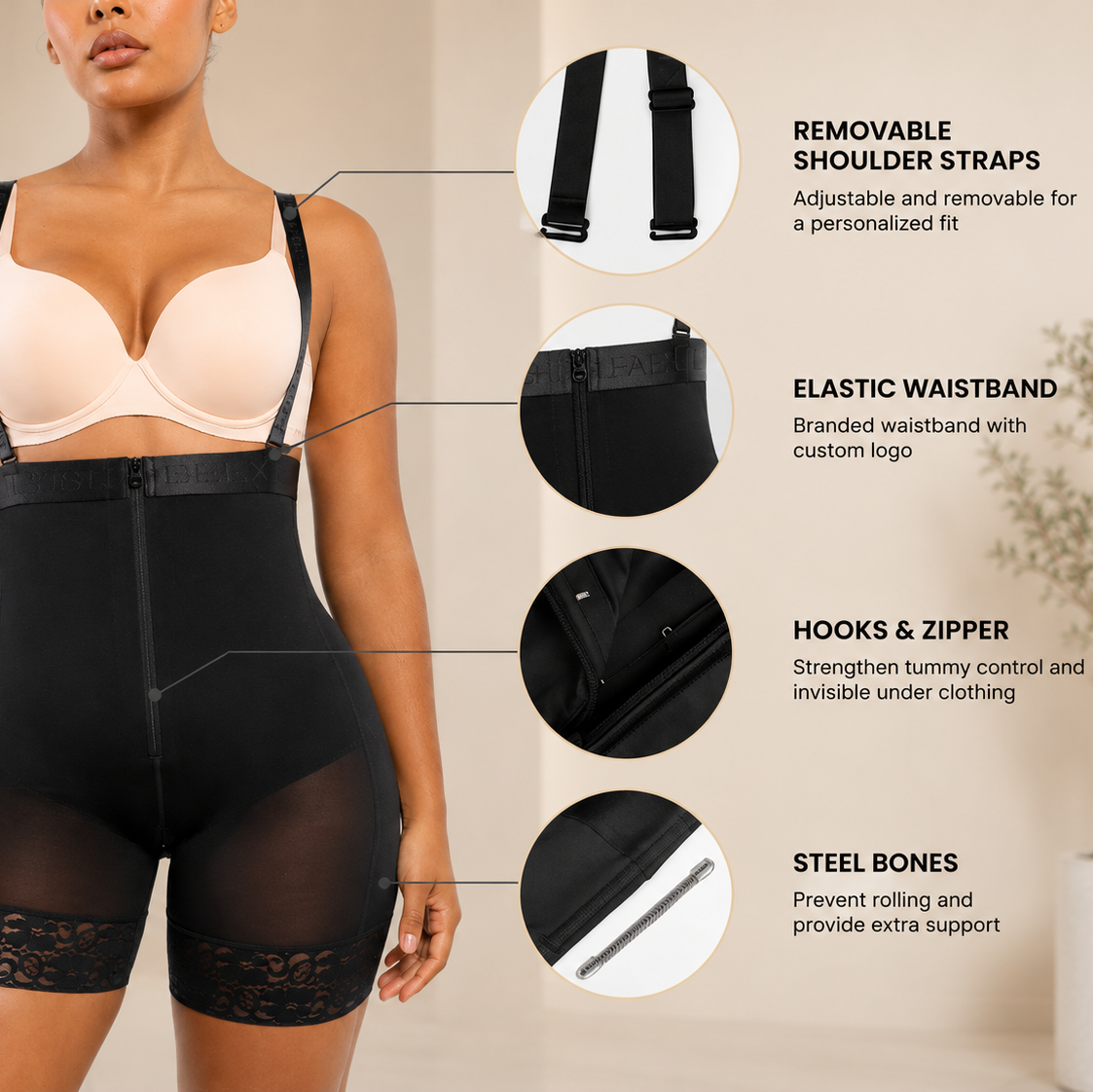 Slim® Firm Tummy Compression Shaping Short